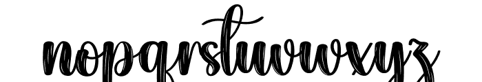 Mystery Winter Font LOWERCASE