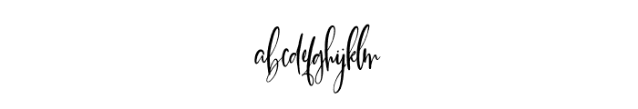 Mystic Heirloom Script Regular Font LOWERCASE
