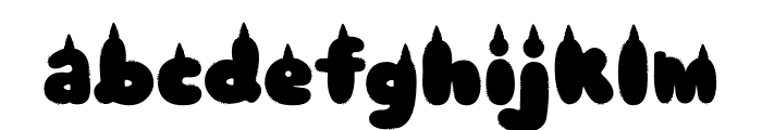 Mythic Unicorn Font LOWERCASE