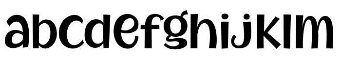 MythicalGarden-SemiBold Font LOWERCASE