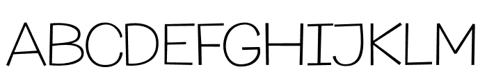 MythicalGarden-Thin Font UPPERCASE