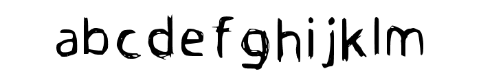 N19 Sketch Regular Font LOWERCASE