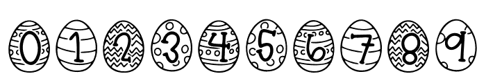 NA Easter Eggs Font OTHER CHARS