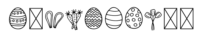 NA Easter Eggs Font OTHER CHARS