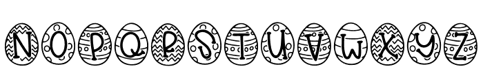 NA Easter Eggs Font UPPERCASE