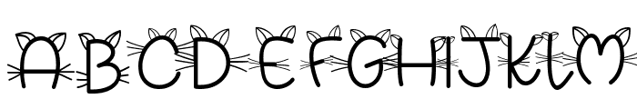 NA Kitten Farts Medium Font UPPERCASE
