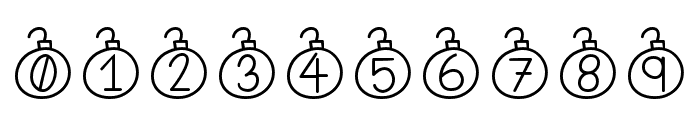NACHRISTMASBAUBLES Medium Font OTHER CHARS