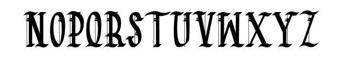 NACHTRON BHUENT Font LOWERCASE