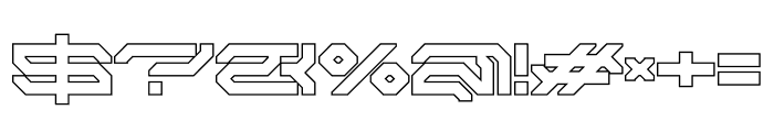 NCL BRAYQOSE Outline Font OTHER CHARS