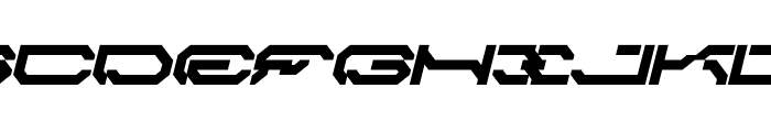 NCL BRAYQOSE Slant Font LOWERCASE