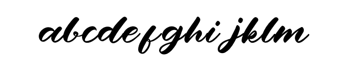 NCL Bujho Orgnist Font LOWERCASE