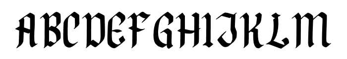 NCL Fegakines Font UPPERCASE