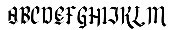NCL Fegakines Font LOWERCASE