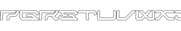 NCL Gesrob Outline Font LOWERCASE