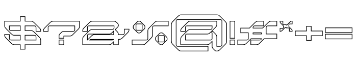 NCL Kregas Outline Font OTHER CHARS