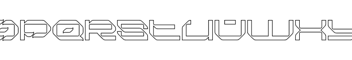 NCL Kregas Outline Font LOWERCASE