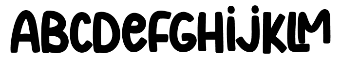 NCL Peachy Meargon Font LOWERCASE