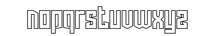 NCL Sebgorq Outline Font LOWERCASE