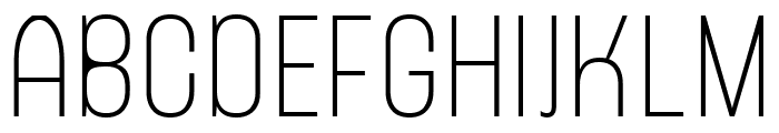 NEARING Thin Font UPPERCASE