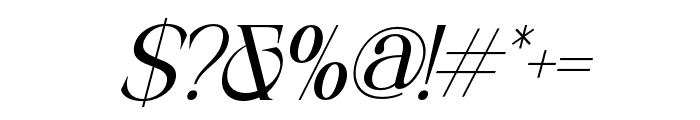 NECTAVIA-Italic Font OTHER CHARS