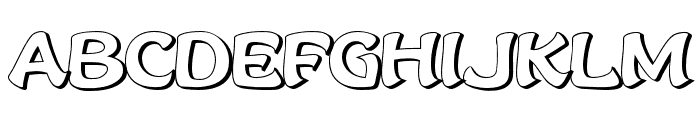 NEKLUCH-Shadow Font UPPERCASE