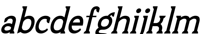 NEMA Italic Font LOWERCASE