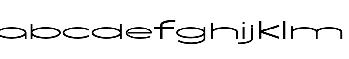 NEOGEO EXTENDED LIGHT Font LOWERCASE
