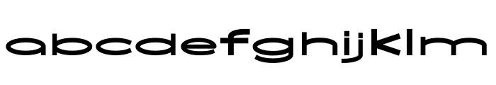 NEOGEO EXTENDED MEDIUM Font LOWERCASE
