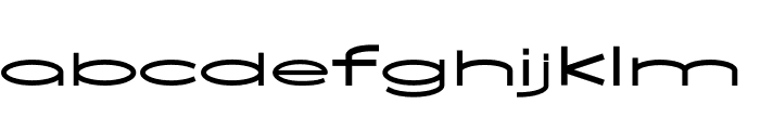 NEOGEO EXTENDED REGULAR Font LOWERCASE