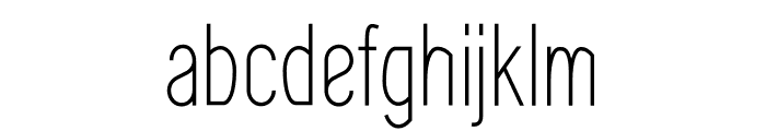 NEUTRAL CompressedLight Font LOWERCASE