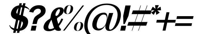 NEVALM ITALIC Font OTHER CHARS