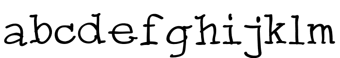 NF-Kold Regular Font LOWERCASE