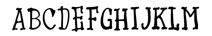 NF-Miron Regular Font UPPERCASE