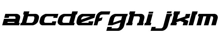 NFC DEFOUR Bold Italic Font LOWERCASE