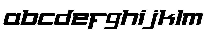 NFC GHILLER Italic Font LOWERCASE