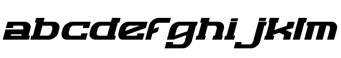 NFCDEFOUR-BoldItalic Font LOWERCASE