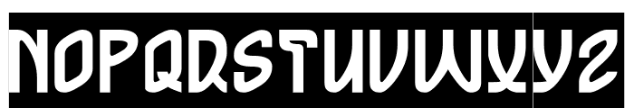 NICE AIR-Inverse Font UPPERCASE