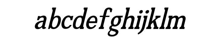 NIRTIERY QUENTIN Italic Font LOWERCASE