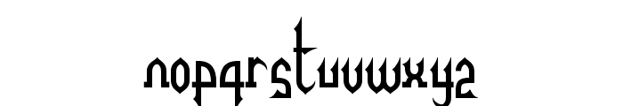 NISHWARY-Regular Font LOWERCASE