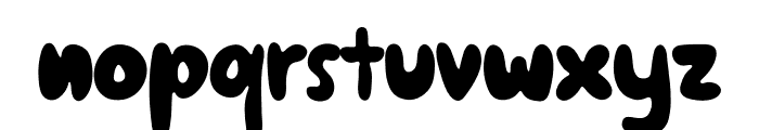 NN Awesome Bubble Font LOWERCASE