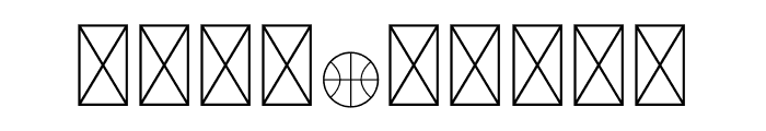 NN Basketball Font OTHER CHARS