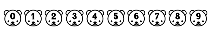 NN Bear3 Font OTHER CHARS