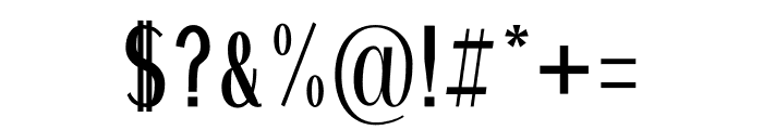 NN Birthday Serif Font OTHER CHARS