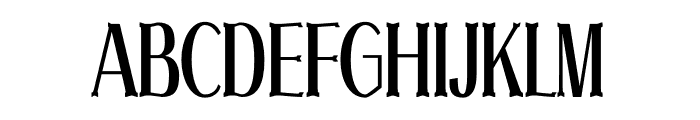 NN Birthday Serif Font UPPERCASE