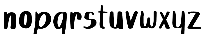 NN Brush Font LOWERCASE