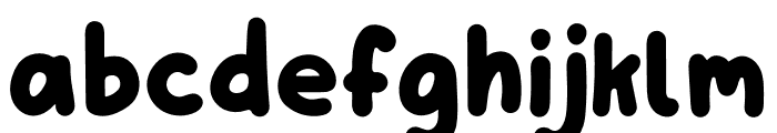 NN Bubble Font LOWERCASE