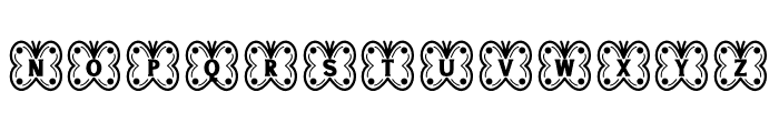 NN Butterfly Font UPPERCASE