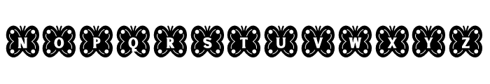 NN Butterfly Font LOWERCASE