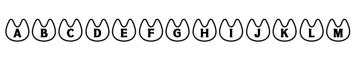 NN Cat2 Font UPPERCASE