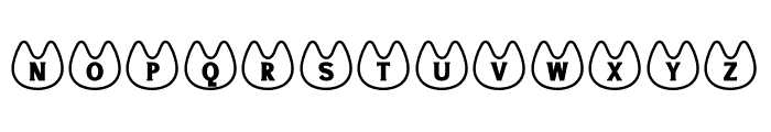 NN Cat2 Font UPPERCASE